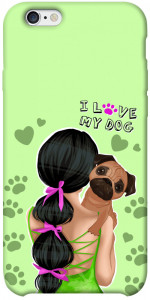 Чехол Love my dog для iPhone 6s plus (5.5'')