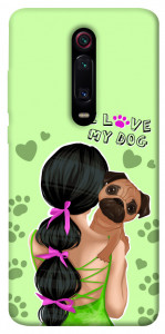 Чехол Love my dog для Xiaomi Redmi K20