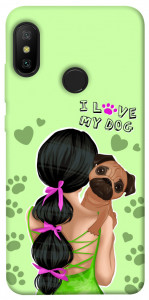 Чехол Love my dog для Xiaomi Mi A2 Lite
