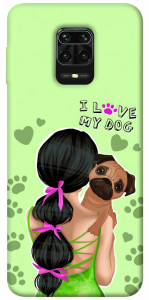 Чехол Love my dog для Xiaomi Redmi Note 9S