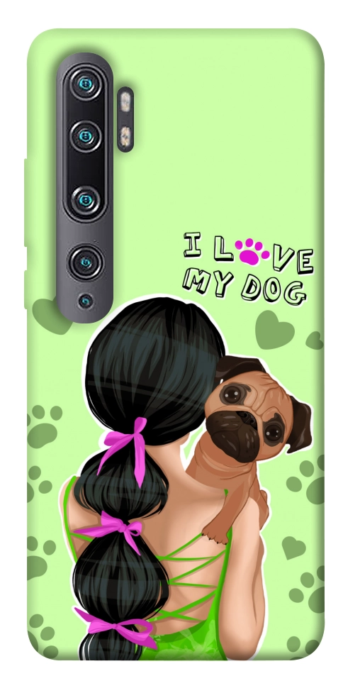 Чехол Love my dog для Xiaomi Mi Note 10