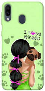 Чехол Love my dog для Galaxy M20