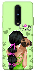 Чехол Love my dog для OnePlus 8