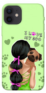Чохол Love my dog для iPhone 12
