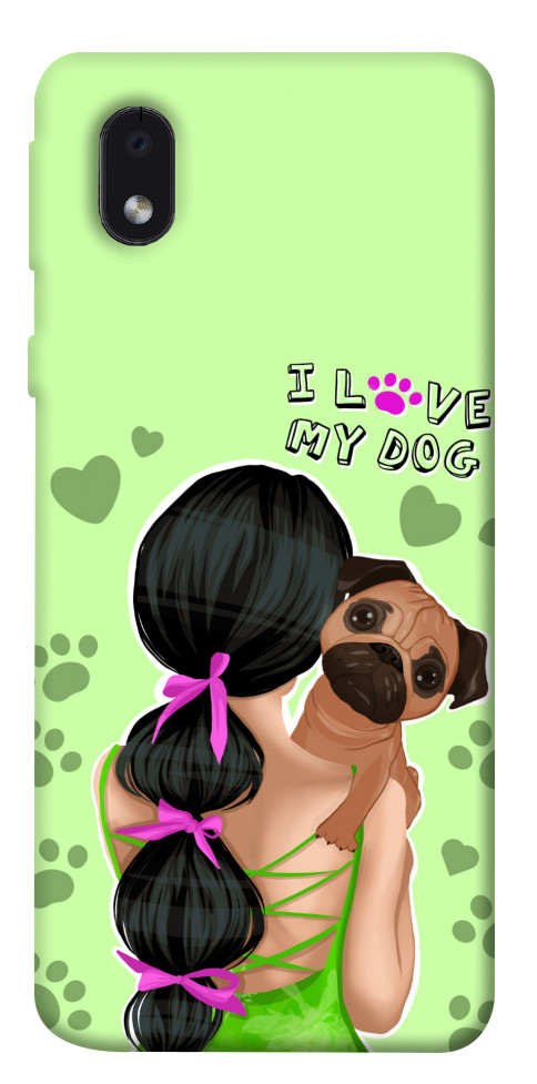 Чохол Love my dog для Galaxy M01 Core