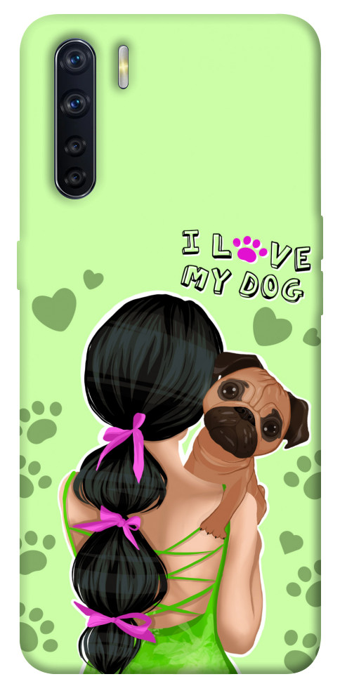 Чохол Love my dog для Oppo A91