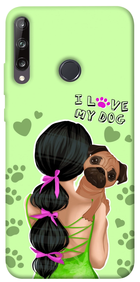 Чохол Love my dog для Huawei P40 Lite E