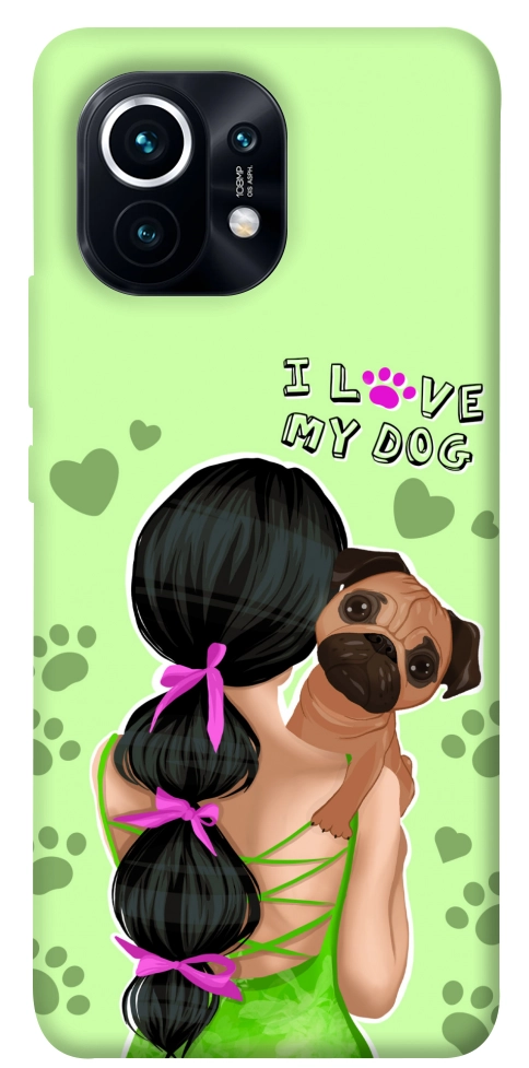 Чохол Love my dog для Xiaomi Mi 11