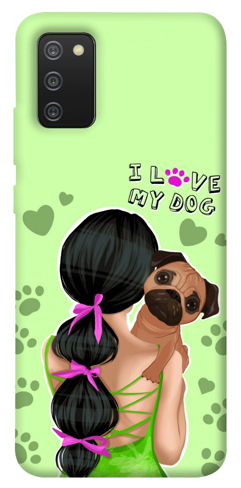 Чохол Love my dog для Galaxy A02s