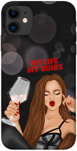 Чехол My life my rules для iPhone 11