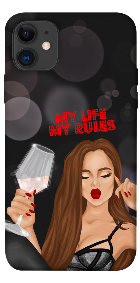 Чехол My life my rules для iPhone 11