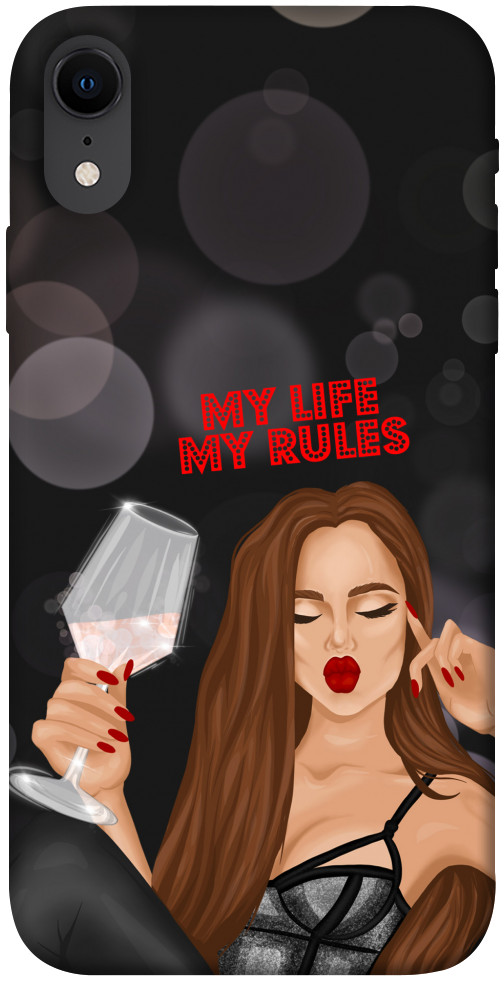 Чехол My life my rules для iPhone XR