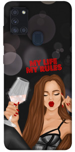 Чохол My life my rules для Galaxy A21s (2020)