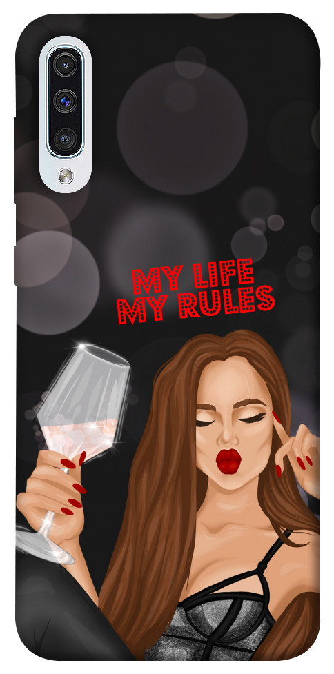 Чехол My life my rules для Galaxy A50 (2019)