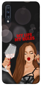 Чохол My life my rules для Galaxy A70 (2019)