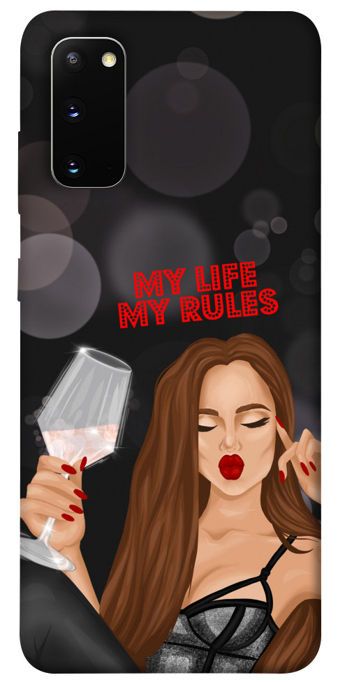 Чехол My life my rules для Galaxy S20 (2020)