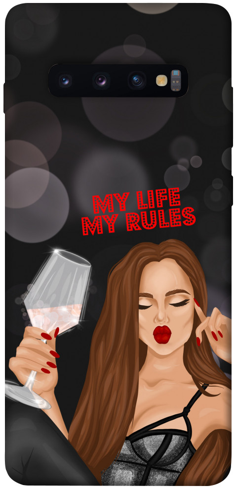 Чехол My life my rules для Galaxy S10 Plus (2019)