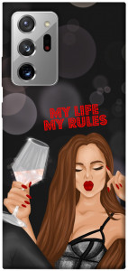 Чехол My life my rules для Galaxy Note 20 Ultra