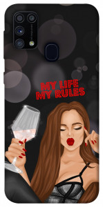 Чехол My life my rules для Galaxy M31 (2020)