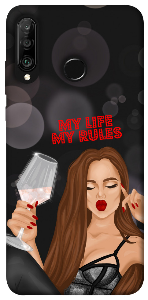 Чехол My life my rules для Huawei P30 Lite