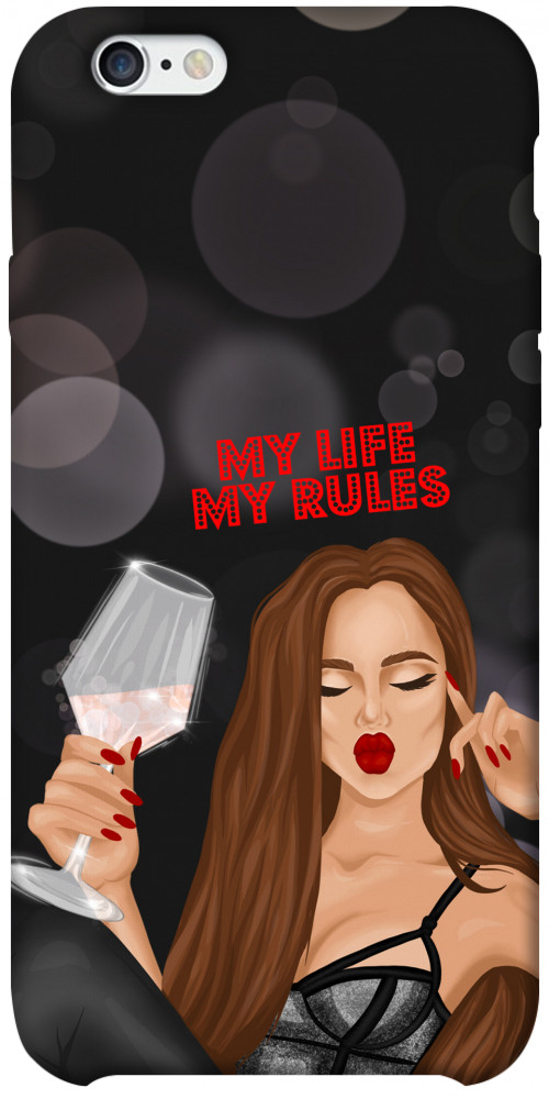 Чехол My life my rules для iPhone 6S Plus