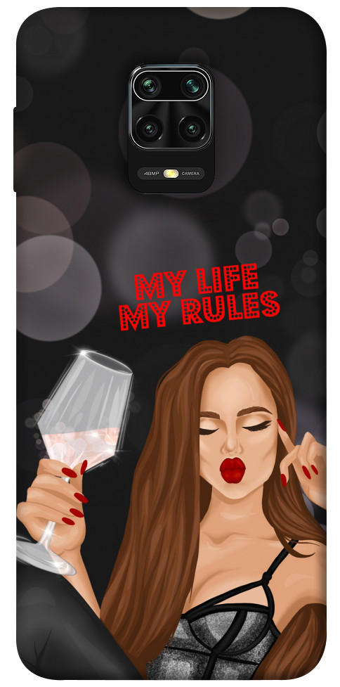 Чохол My life my rules для Xiaomi Redmi Note 9 Pro