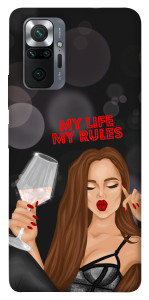 Чехол My life my rules для Xiaomi Redmi Note 10 Pro