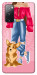 Чохол Girl and corgi для Galaxy S20 FE