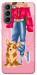 Чохол Girl and corgi для Galaxy S21