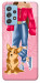 Чехол Girl and corgi для Galaxy A52