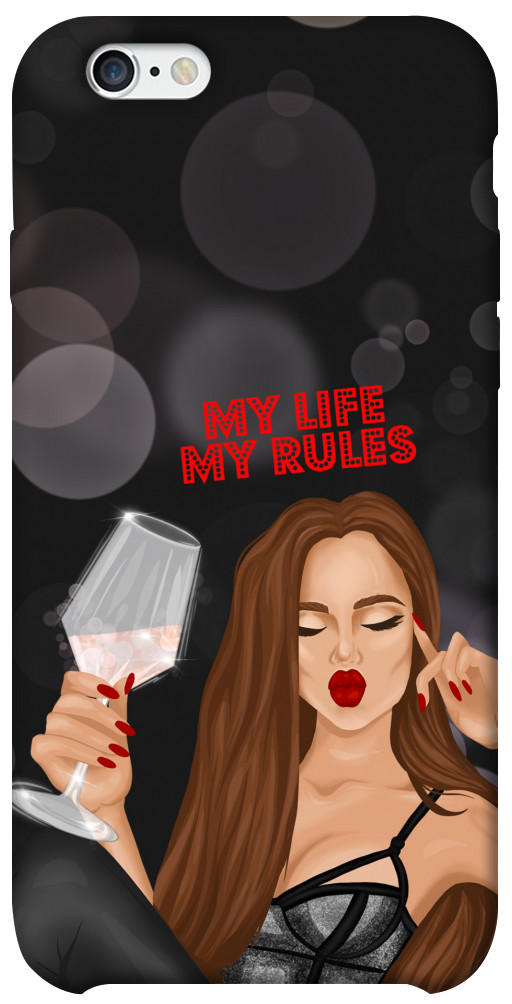 Чехол My life my rules для iPhone 6