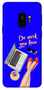 Чехол Do work you love для Galaxy S9