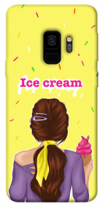 Чехол Ice cream girl для Galaxy S9