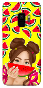 Чехол Watermelon girl для Galaxy S9