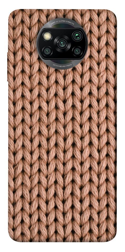 Чехол Knitted texture для Xiaomi Poco X3 NFC