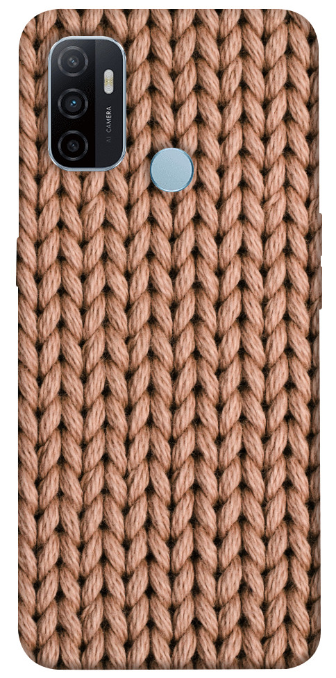 Чехол Knitted texture для Oppo A53