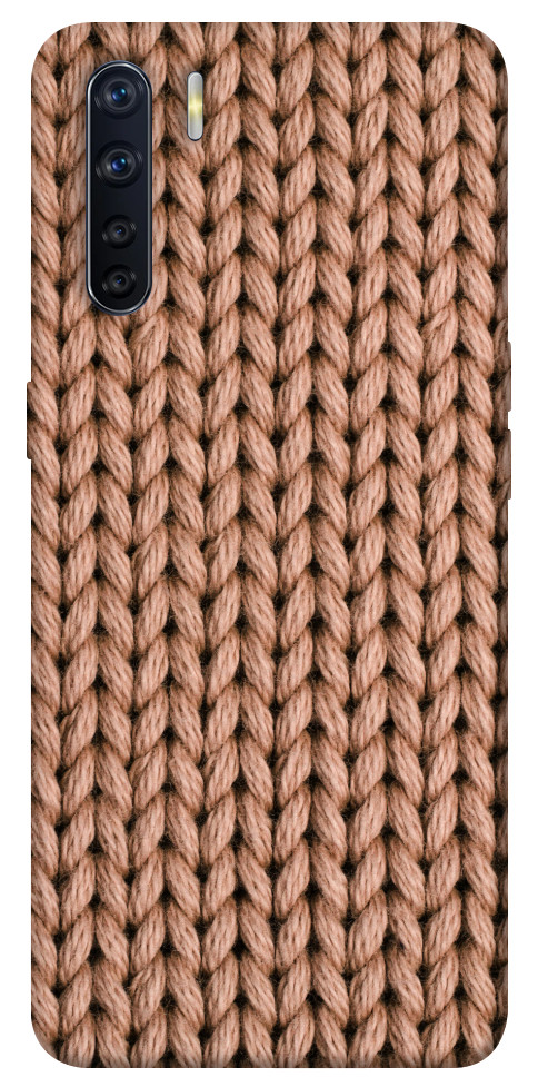 Чехол Knitted texture для Oppo A91