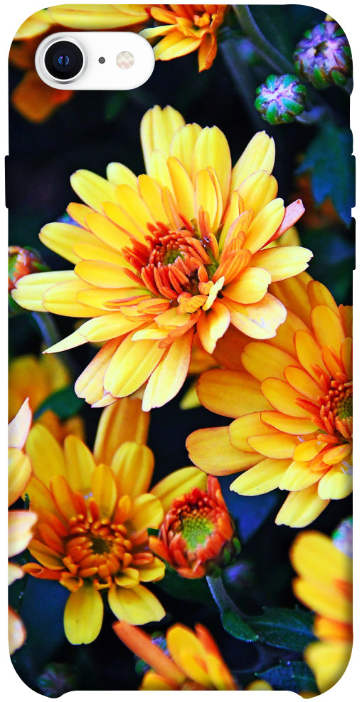 Чехол Yellow petals для iPhone SE (2020)