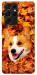 Чехол Корги в листьях для Galaxy S21 Ultra