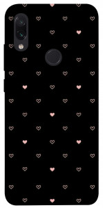 Чехол Сердечки для Xiaomi Redmi Note 7