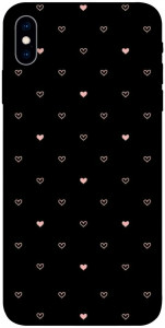 Чехол Сердечки для iPhone XS (5.8")