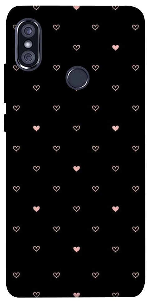Чехол Сердечки для Xiaomi Redmi Note 5 (Dual Camera)