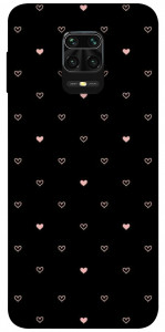 Чехол Сердечки для Xiaomi Redmi Note 9 Pro