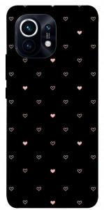 Чехол Сердечки для Xiaomi Mi 11
