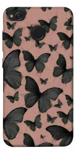 Чехол Порхающие бабочки для Xiaomi Redmi 4X