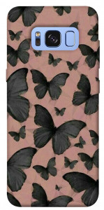 Чехол Порхающие бабочки для Galaxy S8 (G950)