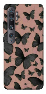 Чехол Порхающие бабочки для Xiaomi Mi Note 10 Pro