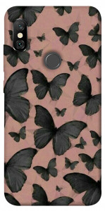 Чехол Порхающие бабочки для Xiaomi Redmi Note 6 Pro