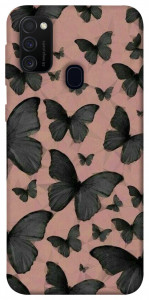 Чехол Порхающие бабочки для Samsung Galaxy M30s