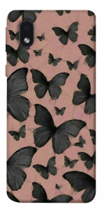 Чехол Порхающие бабочки для Samsung Galaxy M01 Core